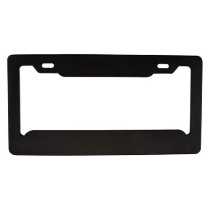 PORTA PLACA NEGRO