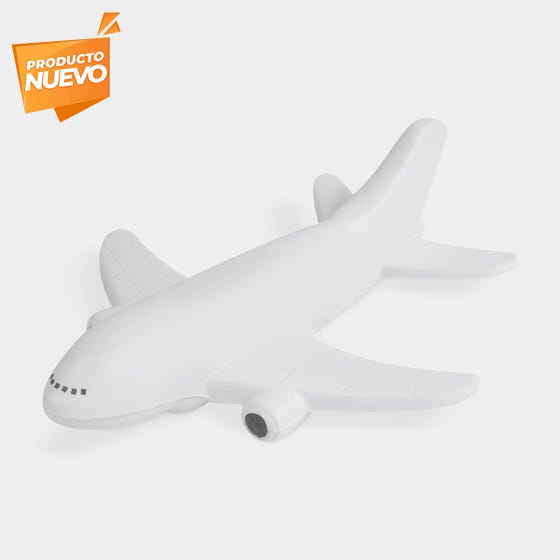 soc-030-b-pleca.jpg ANTI-STRESS AVION BLANCO - Imagen 1